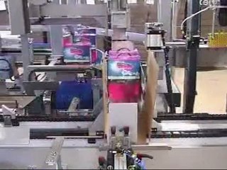 Loading into corrugated cardboard wrap around blanks 1/2