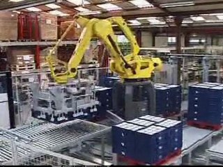 Case pack, shrink-wrap, palletize pills 3/4