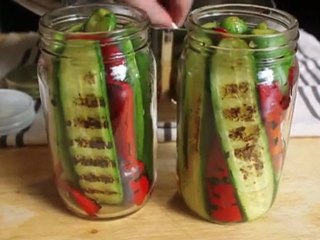 Pickled Grilled Pickles - Foodwishes