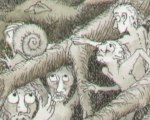 snail hunt - stephanie mcinnes - fine art- fantasy - fairies