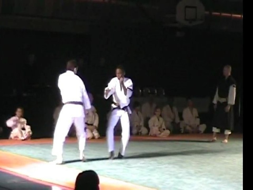 Shorinji Kempo à la soirée arts martiaux de Jouy le Moutier en 2008