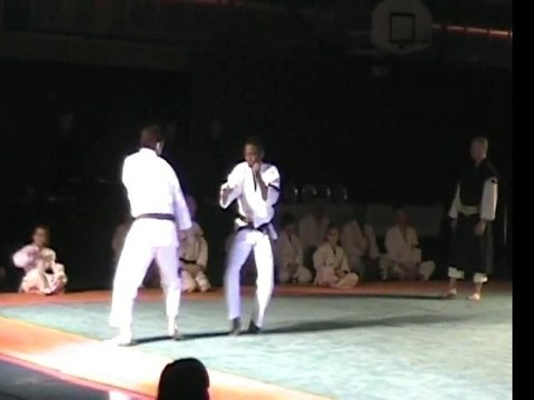 Shorinji Kempo à la soirée arts martiaux de Jouy le Moutier en 2008