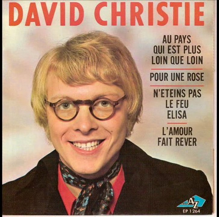 David Christie N'éteins pas le feu Elisa (1969)