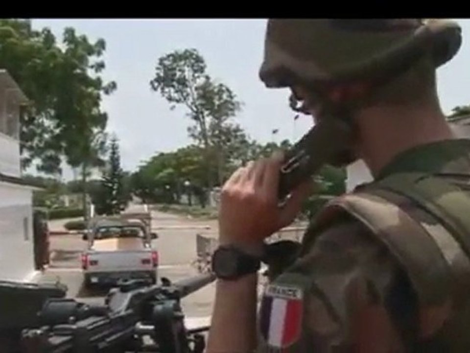 Côte d’ivoire (RCI) - Patrouille et accueil de ressortissants à Port-Bouët - Force Licorne