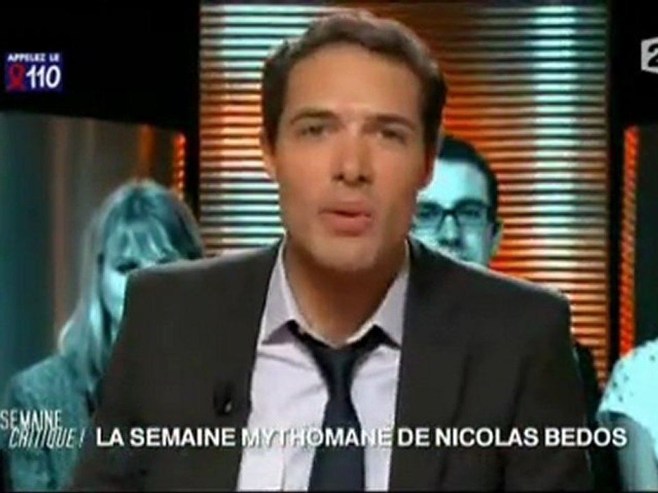 Nicolas Bedos - Sa semaine mythomane 1er Avril 2011 (  Mélenchon, Duhamel  )