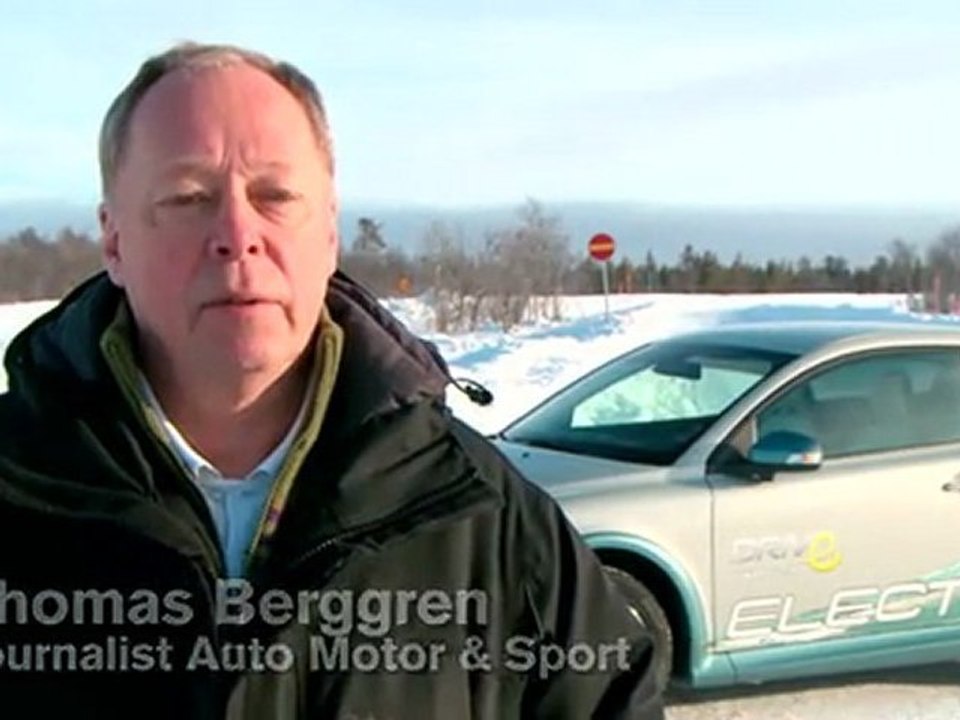 Volvo C30 Electric tested in rough winter conditions