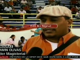 Magisterio hondureño rechaza ley de educación pública