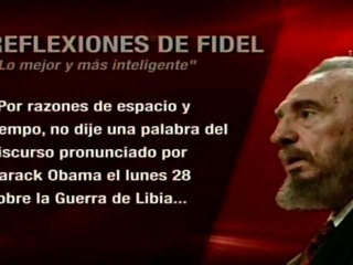 Fidel Castro condena acciones contra Libia