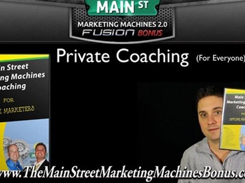 Main Street Marketing Machines 2 Fusion Bonus