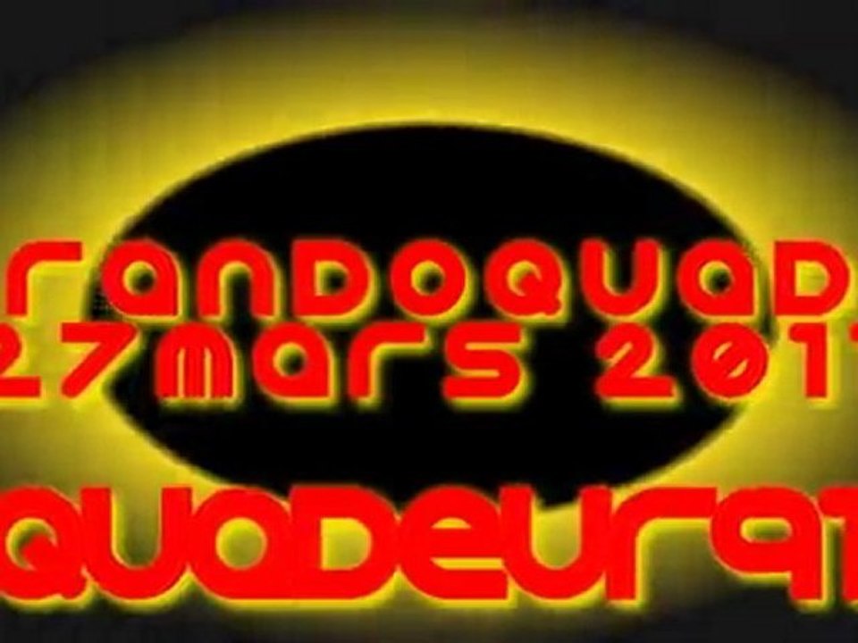 RandoQuad du 27/03/2011
