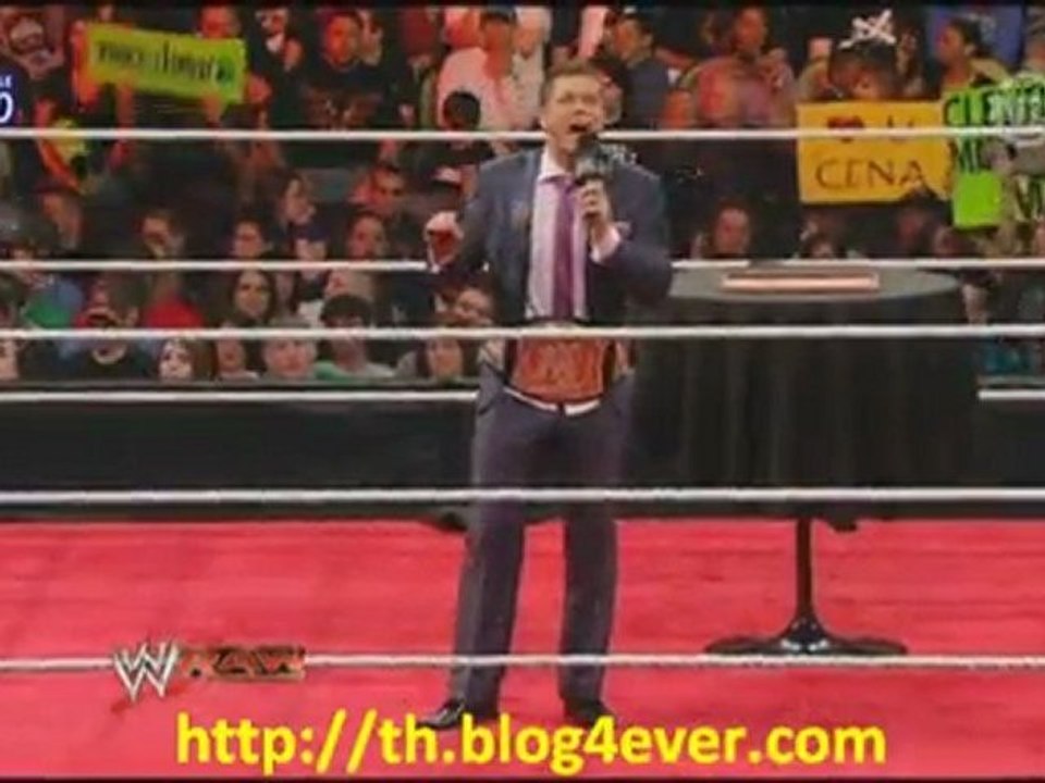 Main Event du Catch Attack Raw 1/04/11