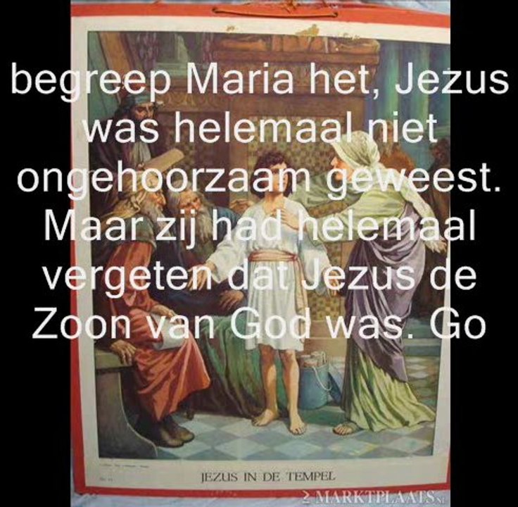 DE TWAALFJARIGE JEZUS IN DE TEMPEL