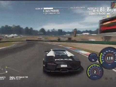 SHIFT 2: Unleashed PS3 - Lamborghini Reventon Police Car Gameplay