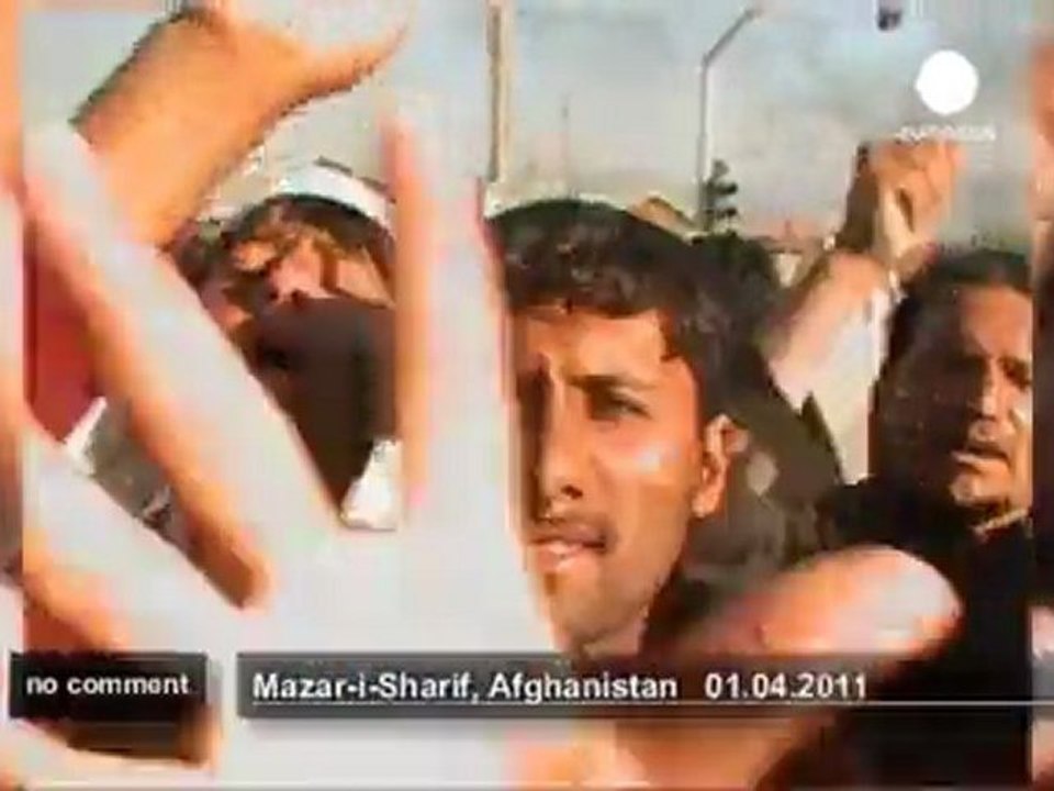 A Quran burning protest turned violent - no comment