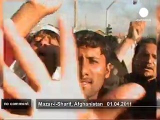 A Quran burning protest turned violent - no comment