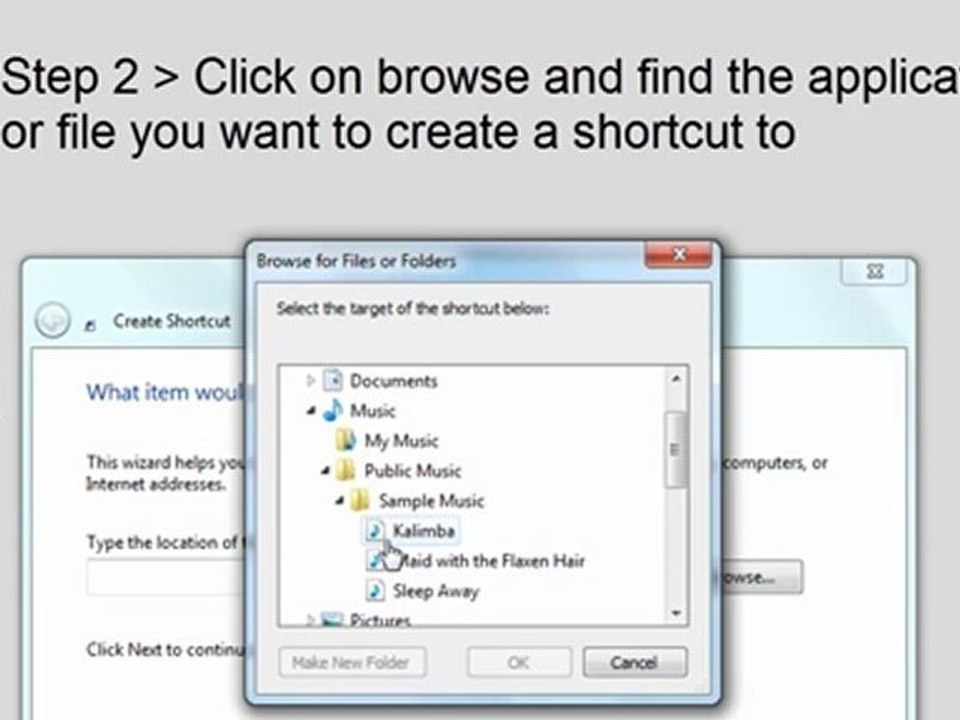 How to create a shortcut on your desktop