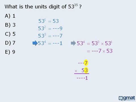 GMAT Math Practice Question - Powers - Units Digit of ...