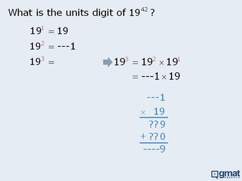 GMAT Math Lesson - Powers and Roots - Finding the Units ...