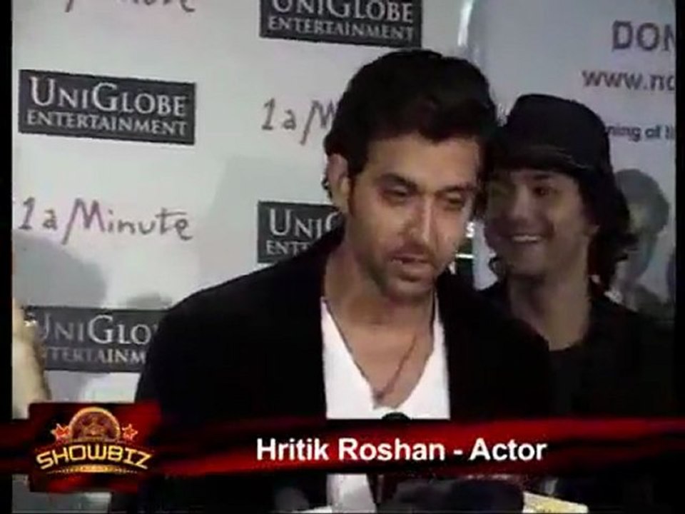 Hrithik Roshan Supports The Dutt's Noble Campaign - Bollywood News