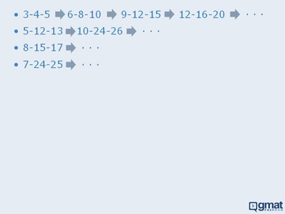 GMAT Math Lesson - Geometry - Right Triangles