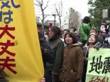 Tokyo : manifestation anti-nucléaire devant le siège de TEPCO
