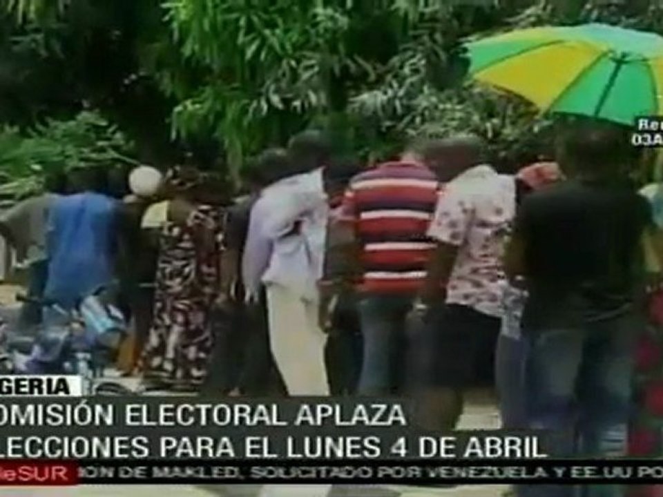 Posponen las elecciones en Nigeria