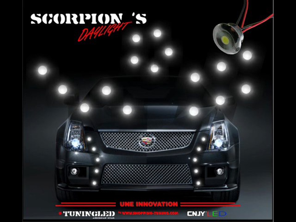 scorpion's - feux de jour led diurne type ds3 Personnalisable - daylight led smd hyper puissant