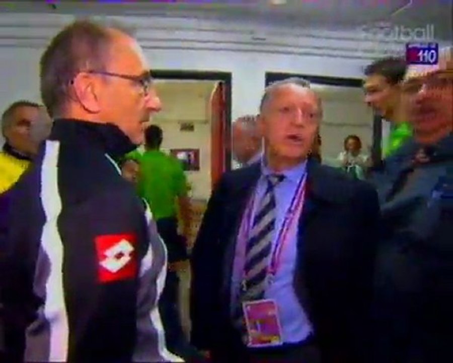 Le roi Aulas detroné - L altercation avec staff Nicois