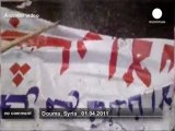 Syria: demonstration and attack on protesters - no comment