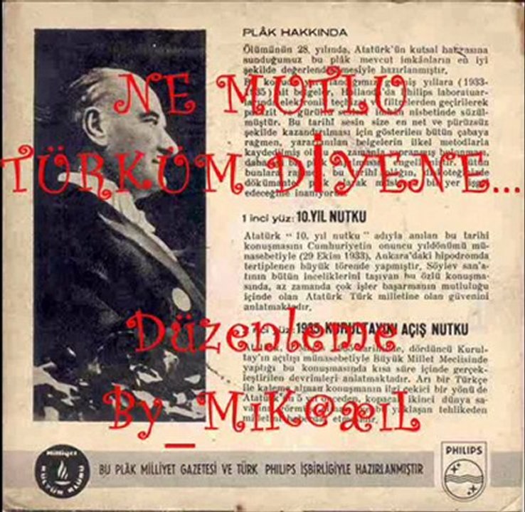 Ulu Önder Mustafa Kemal ATATÜRK'ÜN Orjinal Sesi İle '' NUTUK ''By_MiKæiL