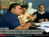 Venezuela y Argentina cooperan en agricultura y ganadería