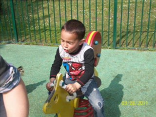 Elias et Enzo au parc Mars 2011