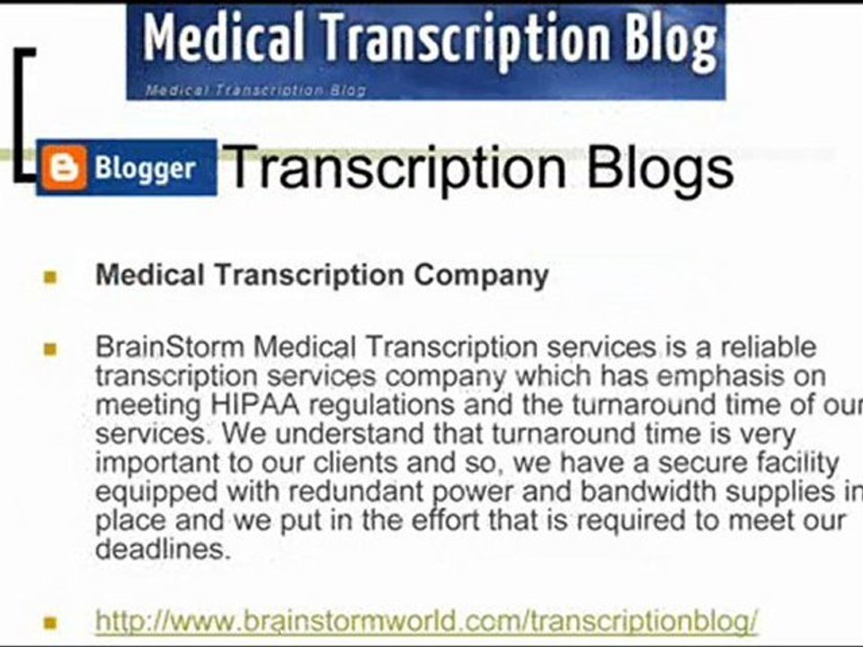 Brainstorm on Blog