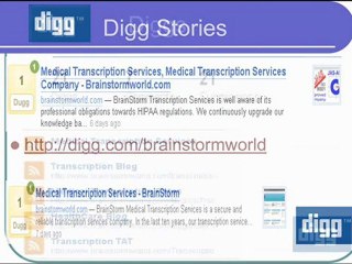 Brainstorm on Digg