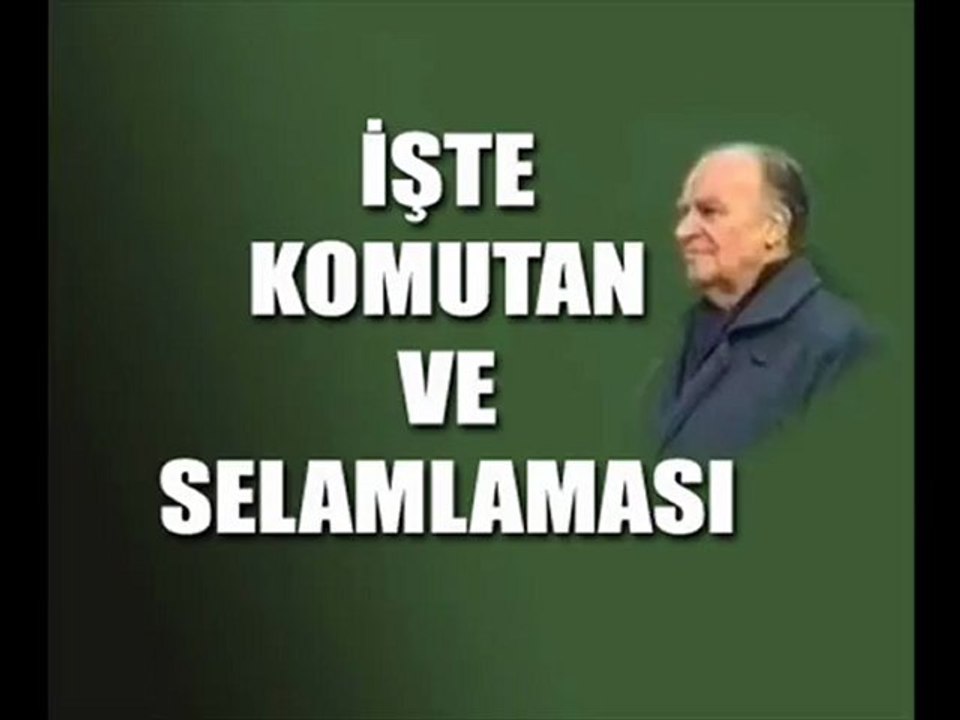 İşte komutan ve selamlama - Aliya İzzet Begoviç
