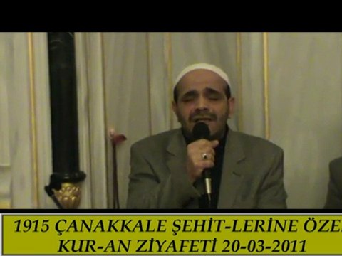 1915 Çanakkale Şehit-lerine Saygı Anısına Kur-ra Hafız Ömer Coci Hoca Efendi Aşr-ı Şerif