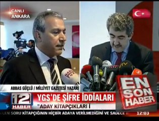 Abbas Güçlü YGS 2011 açıklaması izle