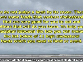List of Foods That Are High in Cholesterol