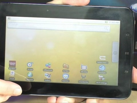 Velocity Micro T103 Cruz Android 2.0 Internet Tablet