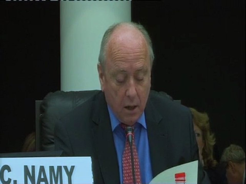 Election du Président du Conseil Général de la Meuse : Discours de Christian NAMY