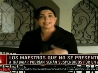 Honduras: Lobo amenaza con sanciones a maestros huelguistas