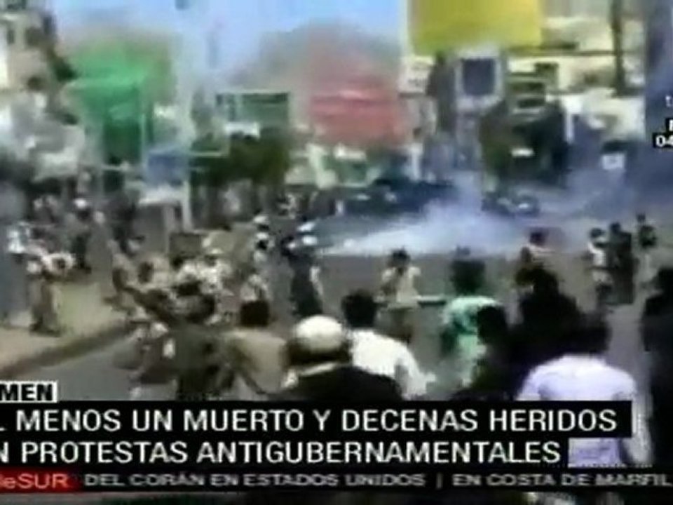Nuevas protestas antigubernamentales en Yemen, un muerto