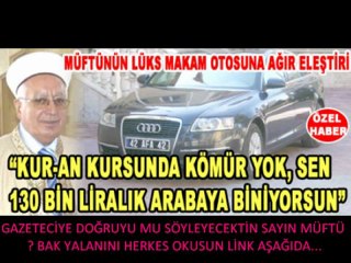 KONYA MÜFTÜSÜ ÖZBUĞDAY GAZETECİYİ TEHDİT ETTİ- OLAY SES KAYDI