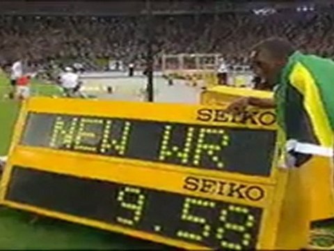 Usain Bolt Champion du monde ! 9'58 Stade Olympique de Berlin