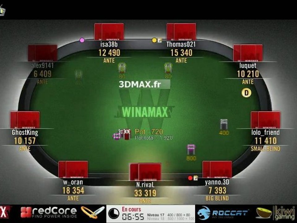Tournoi POKER STEELSERIESHD(06)