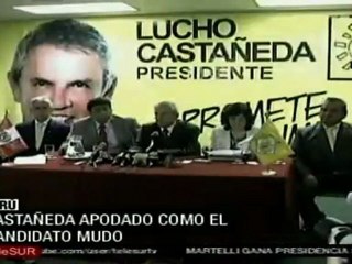 Candidato de Solidaridad Nacional a la presidencia de Perú