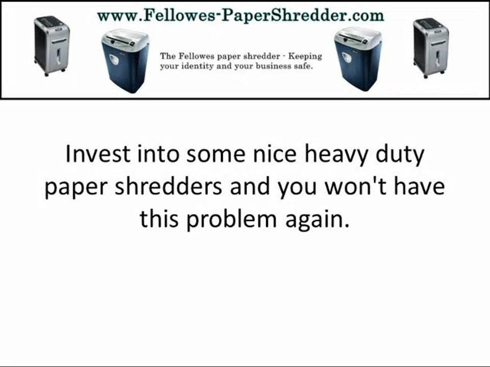 Heavy Duty Paper Shredders
