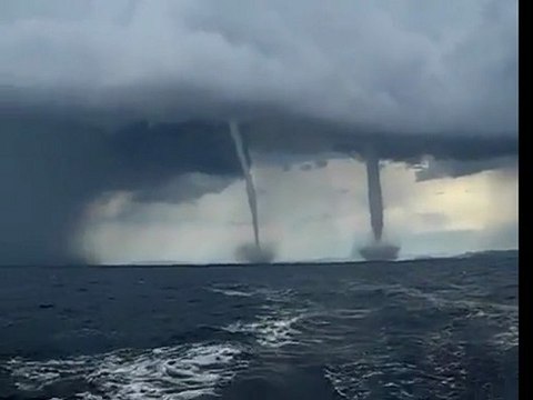 Tornades Jumelles sur l'eau