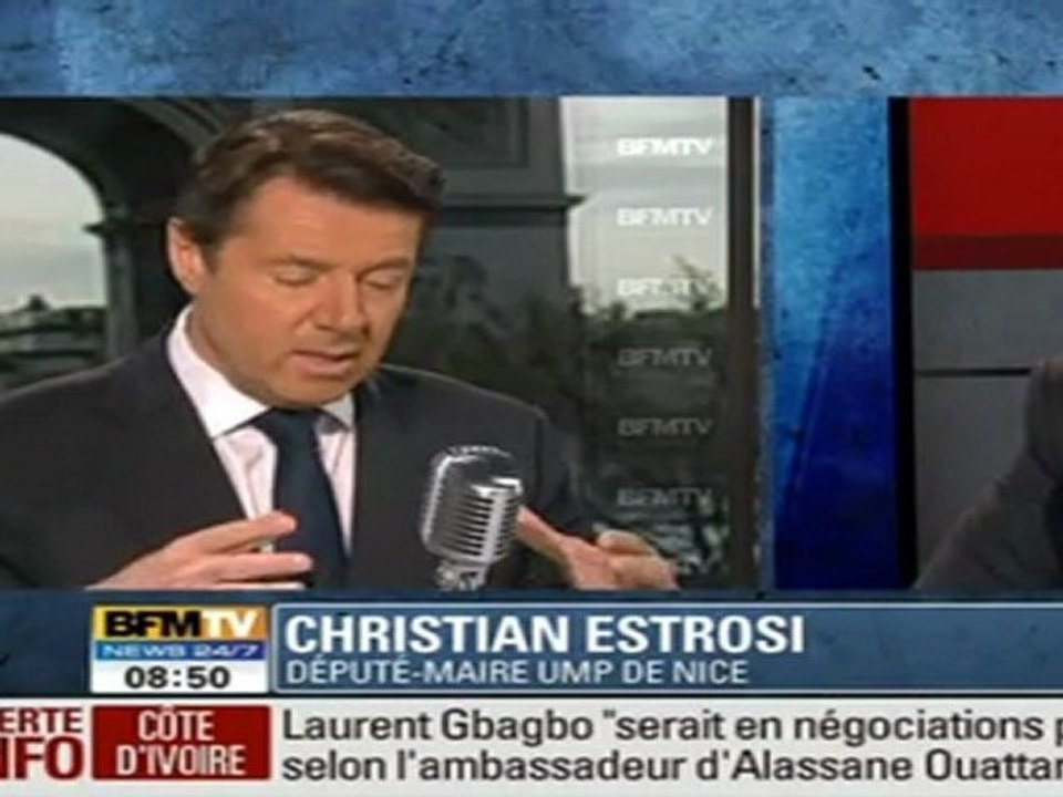 BFM TV  Bourdin Direct Christian Estrosi