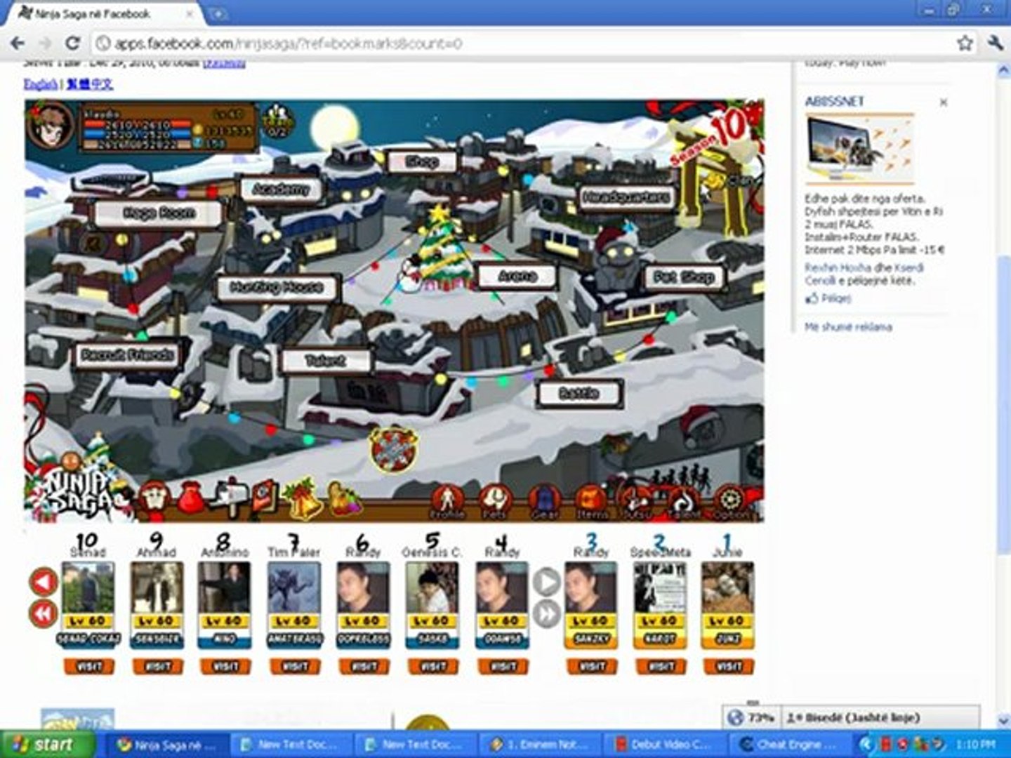 Ninja Saga Secrete Amaterasu hack shqip 2011